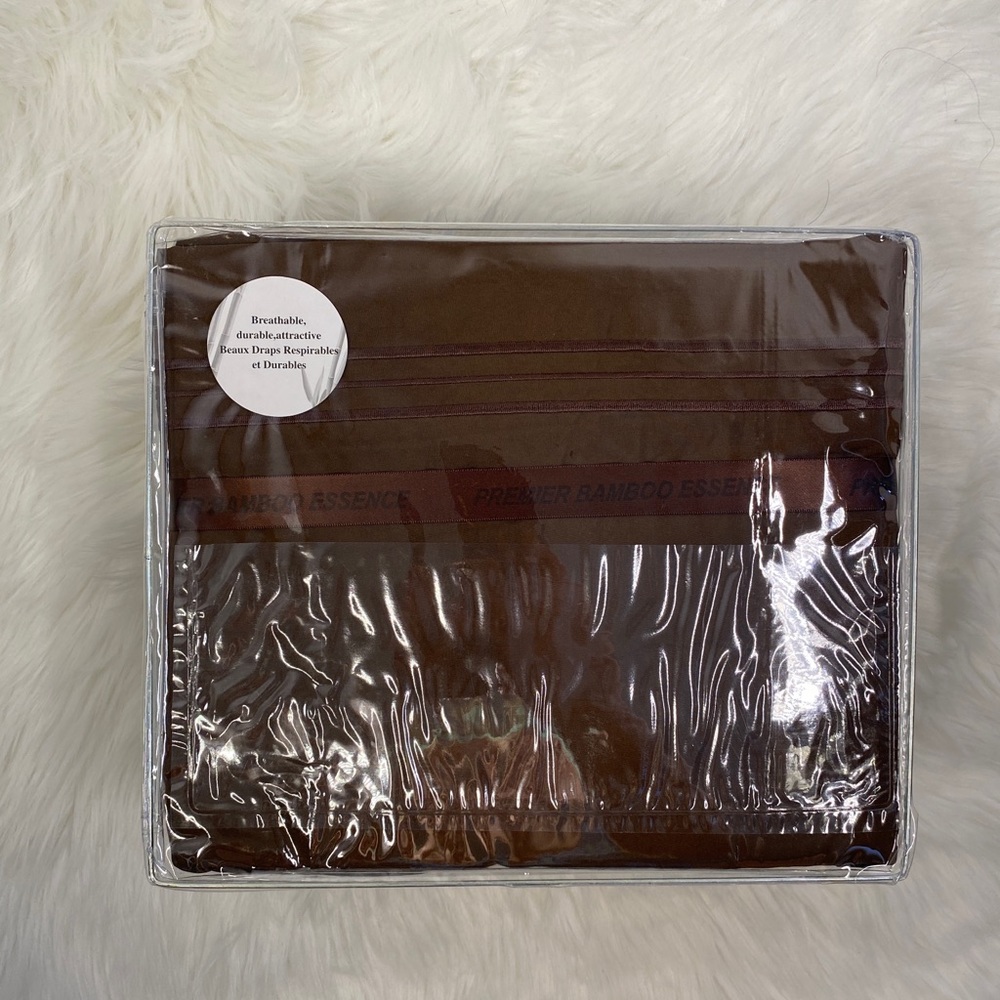 ✨FINAL STOCK✨King 4pc Brown Bedsheets - Picture 2 of 5